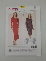 Burda Sewing Pattern 6693 Women's Dress Pattern Size US 8-20 EUR 34-46 NEW