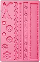 Wilton Silicone Ribbon Fabric Fondant and Gum Paste Mold