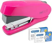 Rapesco Luna Less Effort Half Strip Stapler Pink