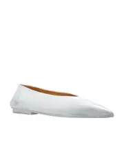 Marsèll Pointed-Toe Ballet Flats 36,37,38,39,40 White