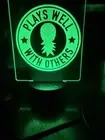 Pineapple LED Light Plays Well With Others Lifestyle Fun Swinger