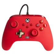 PowerA Xbox Series X|S Enhanced Wired Controller (Bold Red)