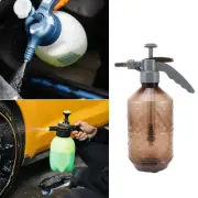 Pump Spray Garden Sprayer for Garden Home Cleaning Adjustable 2L 1 Pc Brown