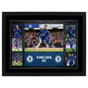 CHELSEA FC SIGNED FRAMED POSTER KANTE MOUNT JORGINHO SILVA SOCCER MEMORABILIA