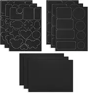 [Gaomoeny] 9 Packs Down Jacket Patches, Nylon Repair Patches, Applique Patches, Patches for Jackets, Black Down Jacket Repair Patches Self-Adhesive Clothes Patches for Jacket Tent Outerwear Repair Patches