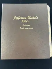 Jefferson Nickels 2006- with Proofs L Coin Album New #7889