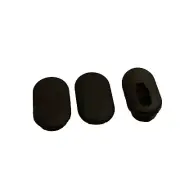 Bike Black Cable Internal Cable Routing Hole Plug Cap Bicycle Frame 24mm X 14mm