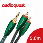 美國線聖 AUDIOQUEST EVERGREEN (3.5MM-RCA) 訊號線 5.0M