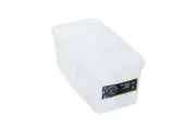 24 x Food Containers 3L 17X14X12CM Stackable BPA Free Storage Plastic Freezer