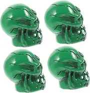 GAROZATION Skull Tire Valves Caps Small Tire Valve Caps Replacement for Bike Car Truck Motorcycle