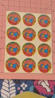 Vintage Trend Scratch N Sniff Stinky Stickers Lucky Me Clover Glossy Sheet