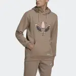 ADIDAS Q1 HOODIE HC9450 男 連帽上衣 帽T 經典 休閒 國際版 柔軟 法國棉 三葉草 奶茶