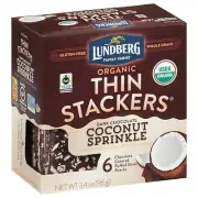 Lundberg Rice Cake Dark Choc Crunch Org 3.4 oz (Pack of 6)