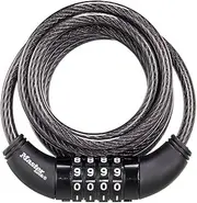 Master Lock 8114D Set Your Own Combination Bike Lock, 6 Feet Long, Black