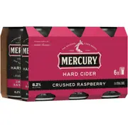 Mercury Hard Raspberry Can 6x375ml