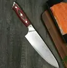 Chef Knife 67 Layers Damascus Steel Full Tang G10 Handle Santoku Slicing Gyuto L