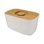 Joseph & Joseph 37cm Bread Bin Storage Container w/ Cutting Board Lid White