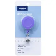 J.Burrows Badge Reel Purple