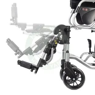 均佳 JW-155 鋁合金輪椅 骨科腳 可收合輪椅 鋁合金輪椅 居家用輪椅 經濟輪椅