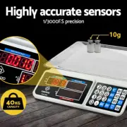 Commercial Electronic Digital Platform Scales Postal Shop Scale Weight 40kg