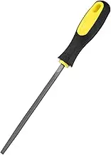 uxcell Square Metal File 6 Inch, High Carbon Steel File Diamond File Hand File W PVC Grip Handle for Wood/Metal/Ceramic/Glass/Stone/Jewelry/Tile/Model/DIY/Sharpening File