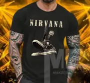Nirvana T-shirt Rock Band All Stars Unisex Tee Fan Gift