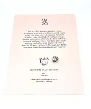 NEW Pandora 20th Anniversary Limited Edition Strawberry Charm WITH CERTIFICATE