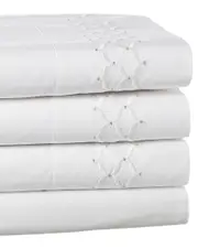 Dea Italian Linens Virgina Embroidered Sheet Set