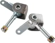 1 Pair Front Steering Knuckles - Rustproof Steel Alloy Material, Excellent Torsion, Good Stability, Fit for Go Kart