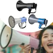 Megaphone Bullhorn with Siren Bullhorn Speaker for Vending Activities Events