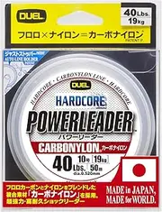 Duel Hardcore POWERLEADER CN Carbon Nylon Fishing Line, Fishing Gear, High Strength, High Sensitivity