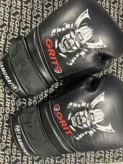 10oz JAPAN TOKYO GRIT BOXING Gloves Magic Tape type Black CUSTOM MADE Japan