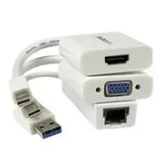 StarTech MacBook Air Display/Ethernet Adapter Kit - MACAMDPGBK