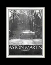 1969 Aston Martin DB - Matted for 11x14 Frame