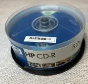 HP CD-R 52x 20 Pk 700 MB/ 80min Spindle-Blank CDs - New and Sealed