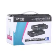 1pc MT-VIKI MT-271UK-L 2 Port VGA USB KVM Switch Short Circuit Controller Black
