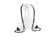Bagbase Premium Gymsac Water Resistant Bag (11 Litres) (White) (One Size)