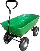 Dump Cart Utility Cart Tipper Carts Household Garden Trolley Wheelbarrow for Outdoor Yard Construction Sites Gardening Farms