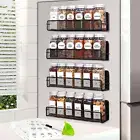 Magnetic Spice Rack with 24 Spice Jars and Labels for Fridge Organization