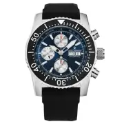 Revue Thommen Men's Divers' Blue Dial Day-Date Chronograph Blue Dial 17030.6525