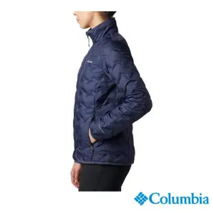 【Columbia 哥倫比亞 官方旗艦】女款-Delta RidgeOmni-Heat鋁點保暖650羽絨立領外套-深藍(UWR02590NY/HF)