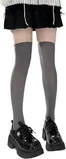 [Oxtxuzdm] Opaque Thigh Highs Socks Long Boot Stockings Over The Knee Socks Nylon Thigh High Stockings for Womens Girls Gifts