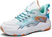 [Solastride] Unisex Basketball Shoes with Traction Breathability Fashion Anti Slip Wear-Resistant Sports Boots