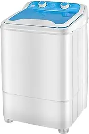 TT-YED 7.5KG Capacity Semi-Automatic Single Bucket Shoe Washing Machine with Removable Drain Basket And Drain Pipe, All-Round Cleaning Shoe Washing Machine
