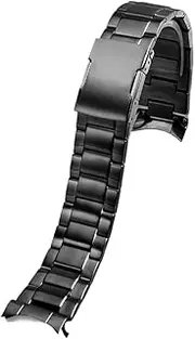 [Timbeat] Fit for Casio EDIFICE Series ECB-900 Stainless steel Metal Men 22mm Watch band Fold Clasp