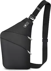 Anti Theft Crossbody Bag for Women Men,Sling Bag Chest Bag, Water Resistant Sling Shoulder Fanny Pack Running Phone Holder for Men Women Travel, Sport, Work