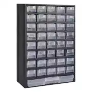 41-Drawer Plastic Storage Cabinet Tool Box