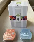 Scentsy “Blue Agate” Mini Scented Wax Warmer/Night Light Wall Plug W/ 2 Wax Bars