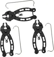 Toyvian 3 Sets Chain Removal Tool Compact Link Pliers for Bicycle Chain Repair Durable Portable Hand Tools for Mountain and Road Bikes