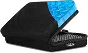 ComfiLife Travel Seat Cushion – Portable Airplane Seat Cushion – Gel Grid Design for Ultimate Seating Comfort – Foldable Cushion for Airplane Seats, Camping, Bleachers, Flights, Commute